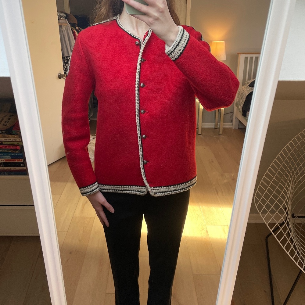 Vintage Austrian Tyrol Sweater Jacket